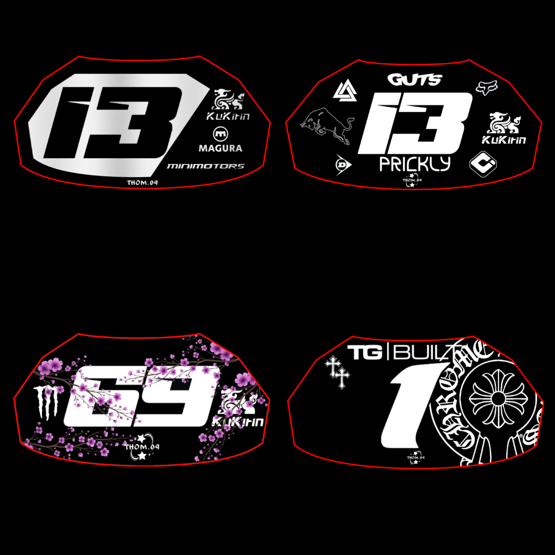 Kukirin G4/G2 Headlight Decals