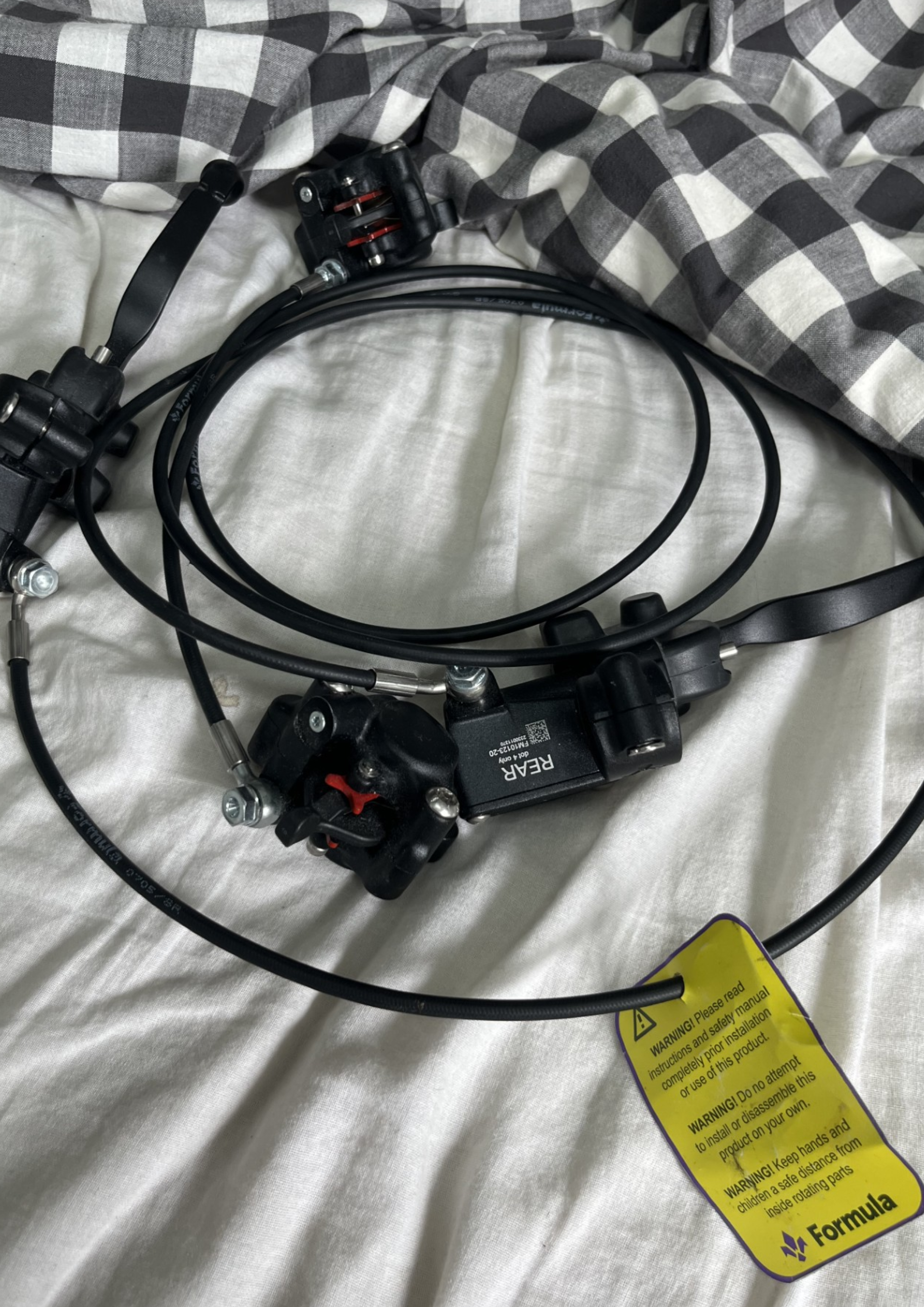 Formula E-Moto DOT 4 Hydraulic Brakes Front + Rear Brake