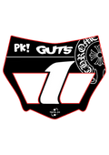 Vented Front Plate Decal Chrome Pk Number 1 Motocutz Style