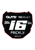 Front Plate Decal Number 16 Odi Style