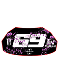 Front Plate Decal Number 69 Blossom Purple Kukirin