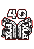 Fork Suspension Decal Fox40 Style