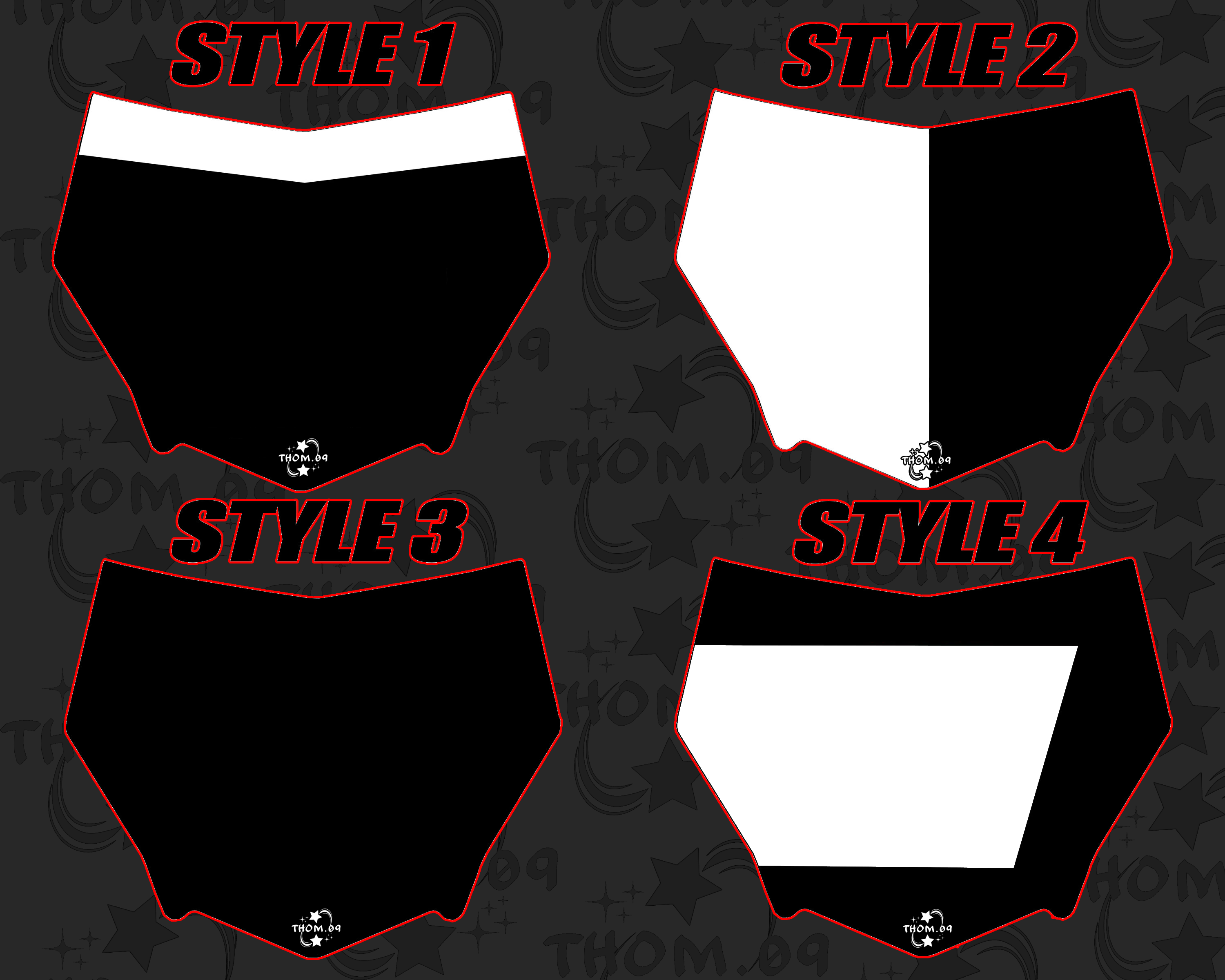 Custom Motocutz Plate Decal