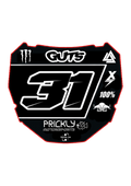 Front Plate Decal Number 31 Odi Style