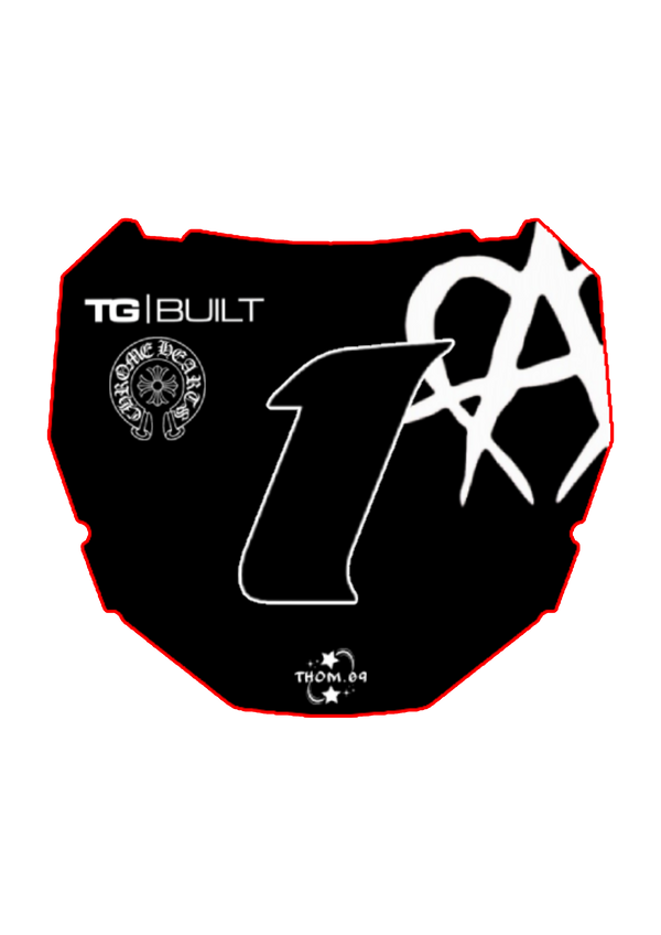 Front Plate Decal Number 1 Odi Style