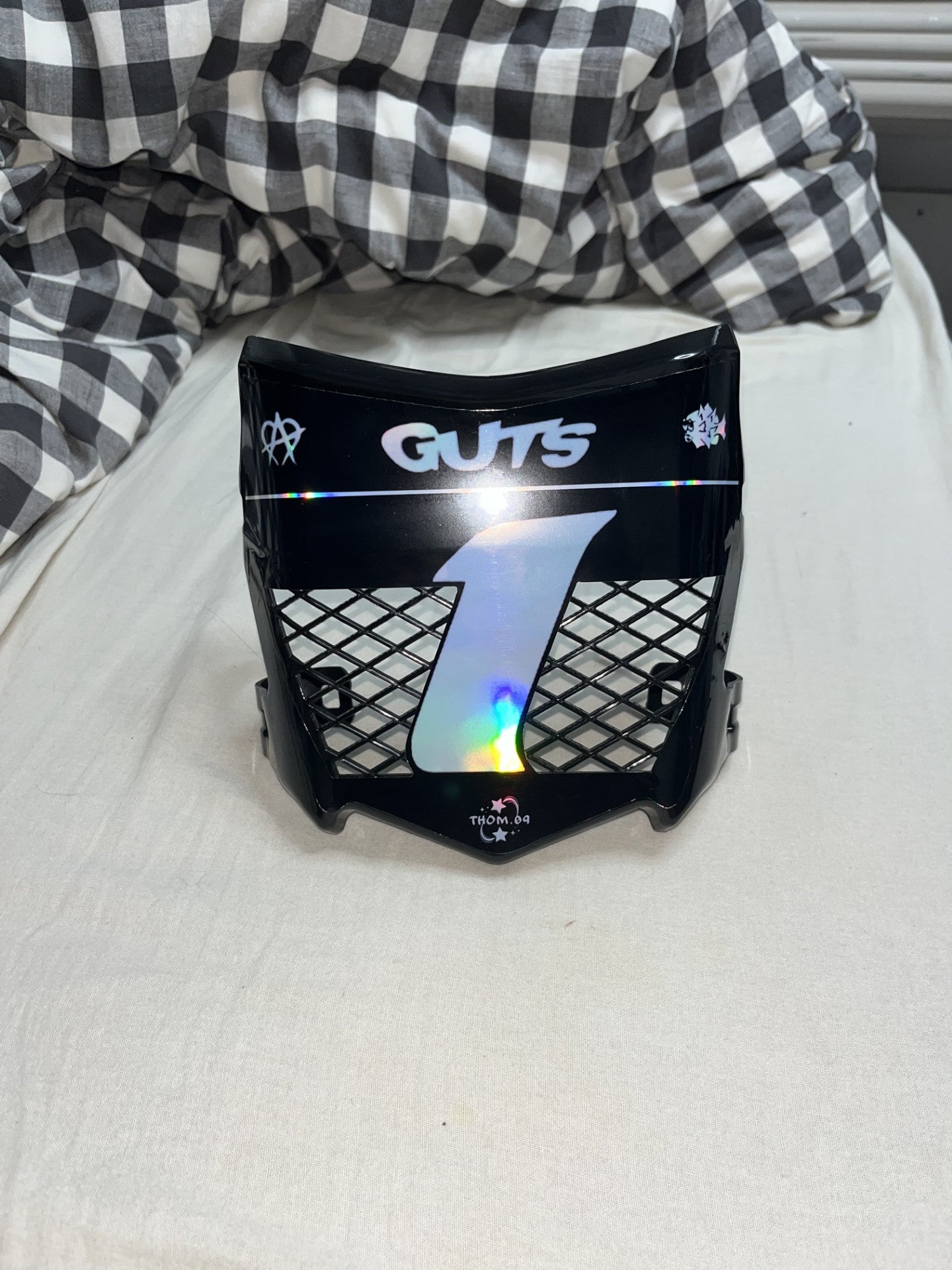 Pre-Order Vented Front Plate Number 1 Motocutz Style